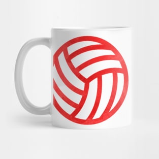 Volleyball Red Mug